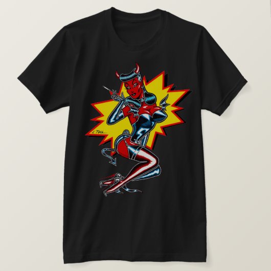 Carnivorous™/Slinky She-Devil T-Shirt (Design vorne)