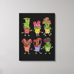 Carnivourus Pflanze Lover Kinder Sarracenia Venus Leinwanddruck