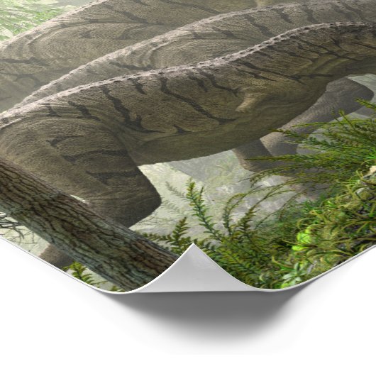 Carnotaurus Herd Poster (Ecke)