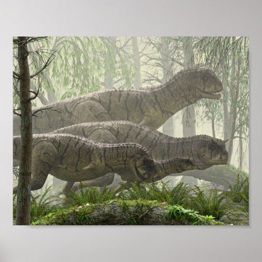 Carnotaurus Herd Poster (Vorne)