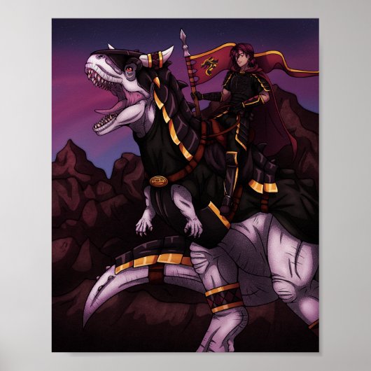 Carnotaurus Knight Poster (Vorne)