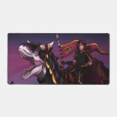 Carnotaurus Knight Schreibtischunterlage (Vorderseite)