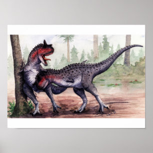 Carnotaurus Print Poster