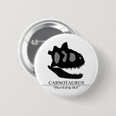 Carnotaurus Skull Button (Vorne & Hinten)