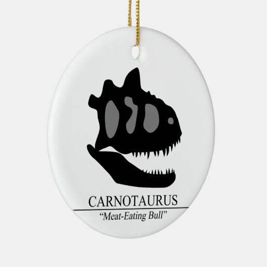 Carnotaurus Skull Keramik Ornament (Rechts)