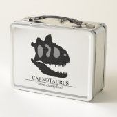 Carnotaurus Skull Metall Brotdose (Rückseite)