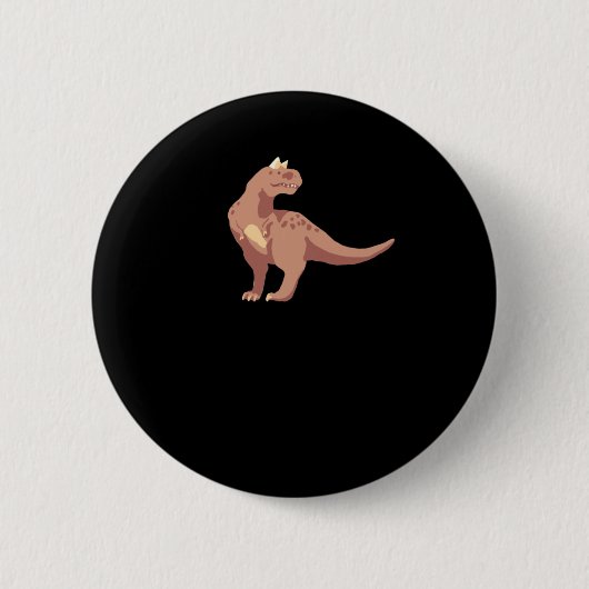Carnotaurus-Sticker Button (Vorderseite)