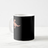 Carnotaurus-Sticker Kaffeetasse (Vorderseite Links)
