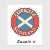 Carnoustie, Schottland Aufkleber (Blatt)
