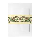 Carnucopia Vintage Thanksgiving Etching Einladungsbanderole (Vorderseite Beispiel)