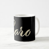 Caro white gold Handwriting Tasse Kaffeetasse (VorderseiteRechts)