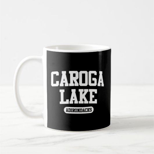 Caroga Lake Adirondacks Upstate New York Ny Athlet Kaffeetasse (Links)
