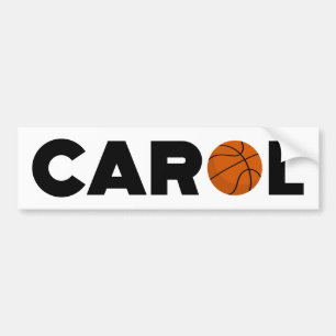 Carol Basketball Autoaufkleber
