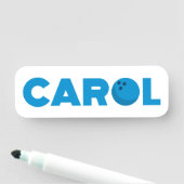 Carol Bowling Namensschild (Beispiel)