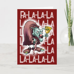CAROL der YULETIDE-TROLL (matt) - Jeff Willis Art Karte
