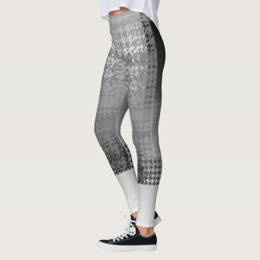 Carol E Capri Cut-Offs Hahnentrittmuster Leggings (Links)