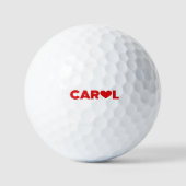 Carol Liebe Golfball (Vorderseite)