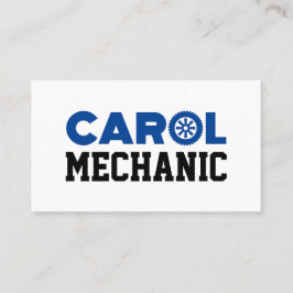 Carol Mechanic Business Card Visitenkarte