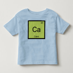 Carol Name Chemie Element Periodensystem Kleinkind T-shirt