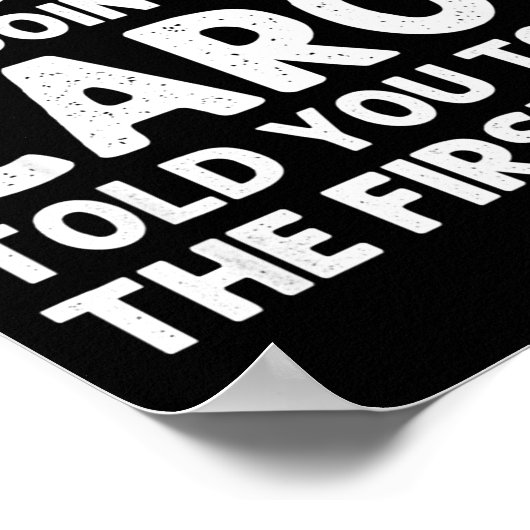 Carol Name D Birthday Funny Christmas J Poster (Ecke)