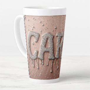 Carol Name in triefendem Gold Milchtasse