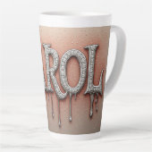 Carol Name in triefendem Gold Milchtasse (Rechte Ecke)
