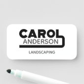 Carol Name Tag Namensschild (Beispiel)