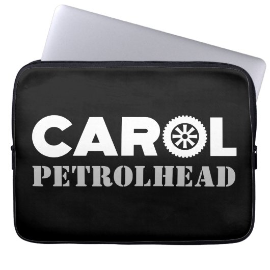 Carol Petrol Head Laptopschutzhülle (Vorderseite)