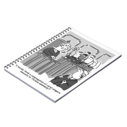 Carol Sänger vor Gericht Notizblock (Linke Seite)