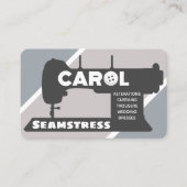 Carol Seamstress Visitenkarte (Vorderseite)