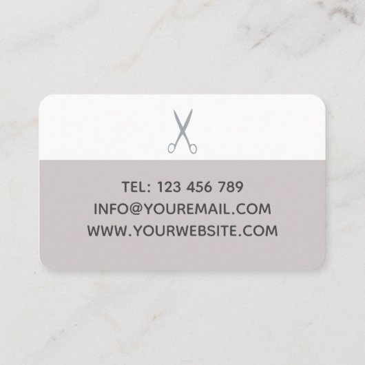 Carol Seamstress Visitenkarte (Rückseite)