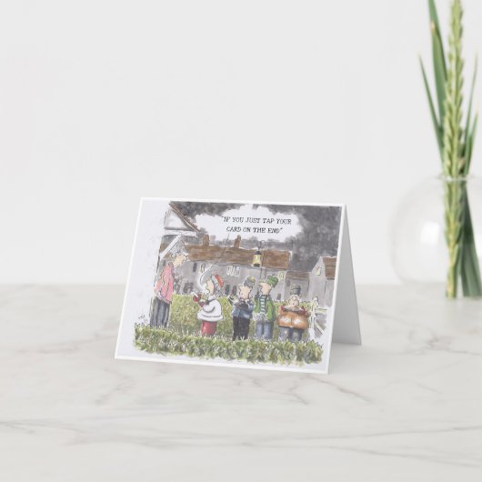 Carol Singers Christmas Card Karte (Vorderseite)