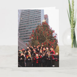 Carol Singers Feiertagskarte