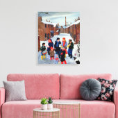 Carol Singers Leinwanddruck (Insitu (Wohnzimmer))