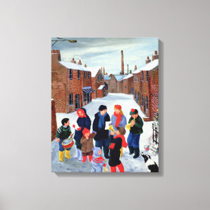 Carol Singers Leinwanddruck