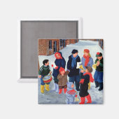 Carol Singers Magnet (Vorderseite/Rückseite)