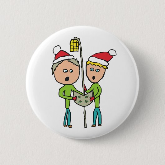 Carol Singing Button (Vorderseite)