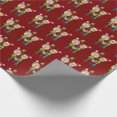 Carol Singing Geschenkpapier (Ecke)