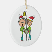 Carol Singing Keramik Ornament (Rechts)