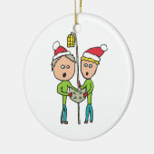 Carol Singing Keramik Ornament (Links)
