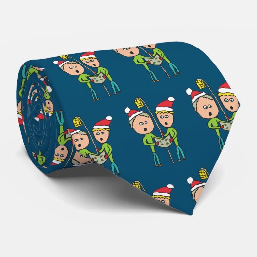 Carol Singing Krawatte (Gerollt)