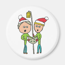 Carol Singing Magnet