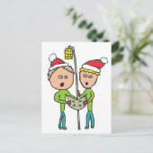 Carol Singing Postkarte (Stehend Vorderseite)