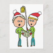 Carol Singing Postkarte (Vorderseite)