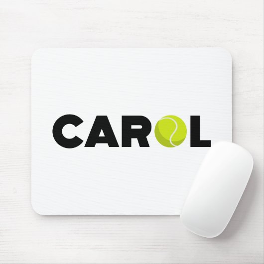 Carol Tennis Mousepad (Mit Mouse)