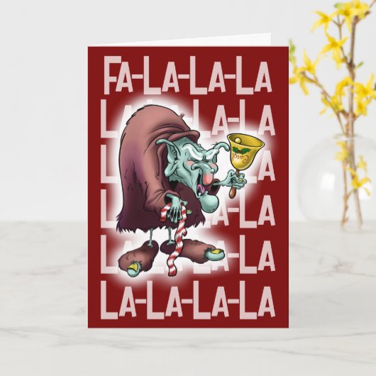 CAROL the ANCIENT YULETIDE TROLL by Jeff Willis Ar Karte (Gelbe Blume)