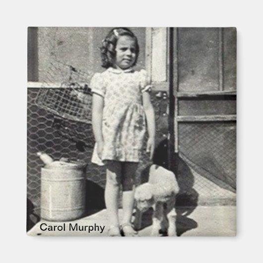 Carol- und Lamm-Magnet Magnet (Vorne)