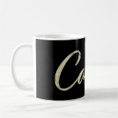 Carola white gold Handwriting Tasse Kaffeetasse (Links)