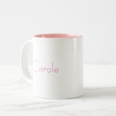 Carole Carole Zweifarbige Tasse (Vorderseite Links)