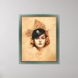 Carole Lombard Portrait von Charles Gates Sheldon Leinwanddruck